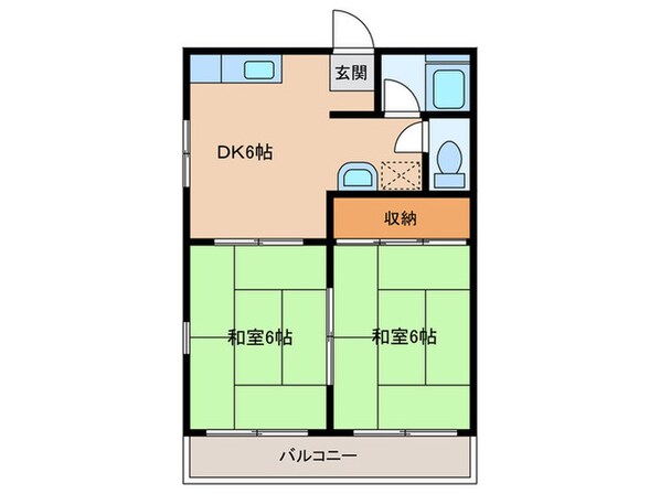 パークハイツ板倉の物件間取画像